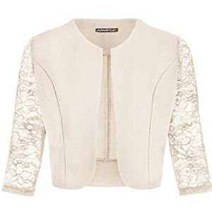 ApartFashion Dames jerseybolero trui, crème, normaal, crème, M