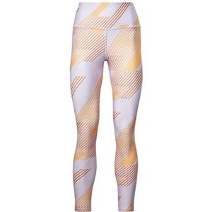 Reebok Vrouwen Workout Ready Train All Over Print Leggings, Paarse Oase, XS/Kort