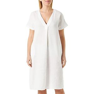 Seidensticker Dames regular fit blousejurk korte mouwen jurk, crème, 44, crème, 44