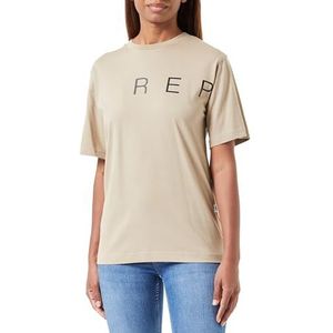 Replay Dames T-shirt, 822 zand, XS