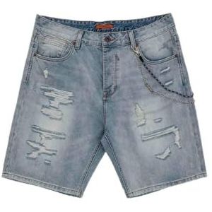 Gianni Lupo GL809Y Denim Shorts, Jeans, 42 Heren