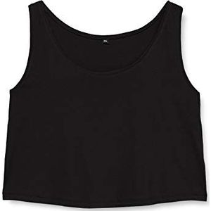 Build Your Brand Dames Dames oversized tanktop T-shirt, zwart, 5XL
