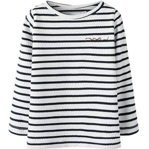 Biologisch Katoen - Top - Lange Mouwen - Slim Fit - Geborduurd - Ribgebreid