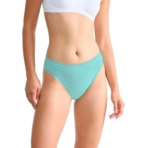 Damesslip - Zwart - Stretchkatoen - Verpakking van Drie