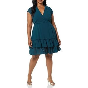 CITY CHIC Plus Size Jurk Dreamy Flirt F, in Alpine, Grootte, 24, Alpen, 50 grote maten