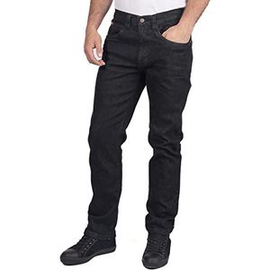Lee Cooper Heren Stretch Denim Werk Jean, Zwart, 38W / 33L