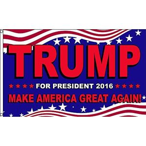 Donald Trump voor president 2016 van USA Vlag 150x90 cm - Maak amerika weer geweldig vlaggen 90 x 150 cm - Banner 3x5 ft Hoge kwaliteit - AZ FLAG