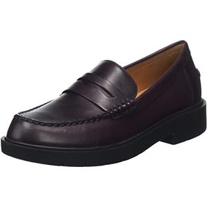 GEOX - Spherica EC1 - Loafers - Bordeaux Rood - Leer