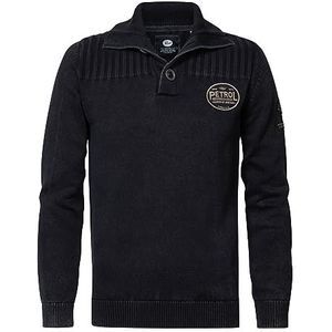 PETROL INDUSTRIES Sweater M-3030-KWC203 Dark Black XL Heren, Donkerzwart, XL