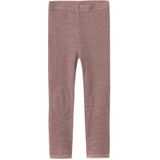 Merino Wol Legging - Zacht - Stretchy - Mid-Waist - Regular Fit - Patches op de Knieën
