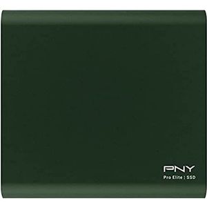 PNY Pro Elite CS2060 Color Edition 250GB USB 3.2 Gen 2 Portable SSD Type-C Dark Green