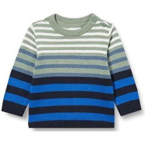 s.Oliver Uniseks - baby trui in strependesign, blauw, 62 cm