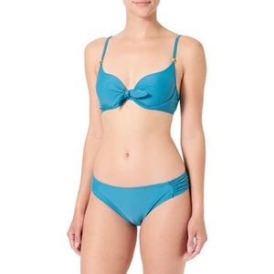 Bikiniset met schelpen, effen, Grijs/Blauw, 34