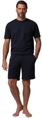 JP 1880 - Slaappak - Navy Blauw - Buikfit - 1/2 Pyjama voor Heren
