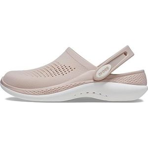 Crocs Unisex's Literide 360 Klomp, Roze Klei Wit, 8/9 UK