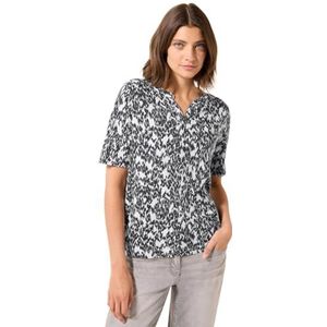 Cecil - Shirt - Wit - Katoen-Modaalmix - Grafische Print