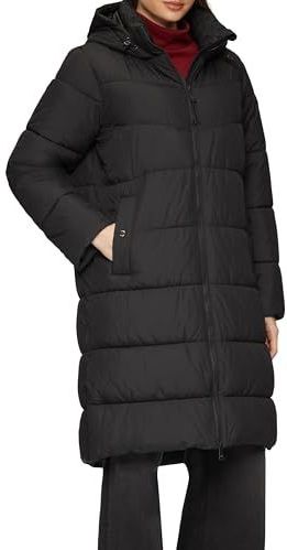 s.Oliver - Gewatteerde Jas - Zwart - Relaxed Fit