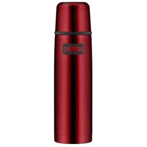 Thermosfles roestvrij staal Light&Compact, roestvrij staal rood 750 ml