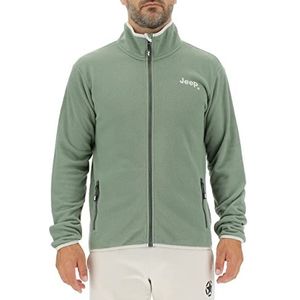 Jeep O102564-E846 J thermische fleece met zakken met ritssluiting J22W heren agave green/light maat XL