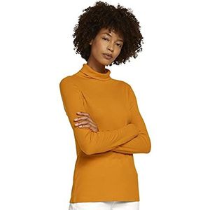 TOM TAILOR mine to five Dames Basic shirt met lange 1027720, 26141 - Pumpkin Spice, M