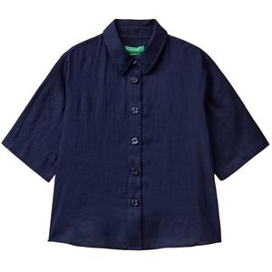United Colors of Benetton Shirt 5BML5QB75, blauw 252, S dames, blauw 252, S