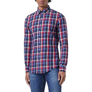 Seidensticker Heren 656262 Hemd, donkerblauw, 38