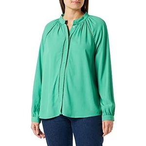 Seidensticker Dames regular fit lange mouwen blouse, groen, 46, groen, 46