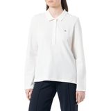 Gant - Damesshirt - Katoen - Nauwsluitend Model - Lange Mouwen - Platte Kraag