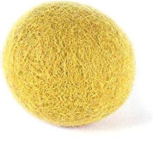 Wolvilt gele bal diameter 30 mm. 20u.