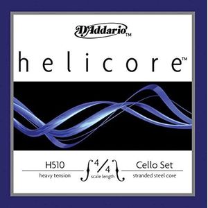 D'Addario H510-4/4H Helicore Cello snarenset meervoudig gedraaide stalen kern 4/4 Heavy