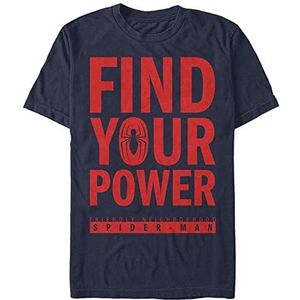 Marvel Avengers Classic - Find Your Power Unisex Crew neck T-Shirt Navy blue S