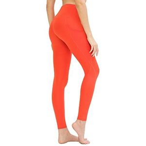 LOS OJOS Shades & Colors Leggings voor dames, Oranje, XXL