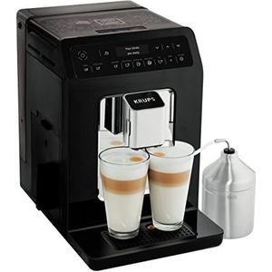 Krups Evidence EA8918 volautomatische espressomachine - 15 voorgeprogrammeerde dranken, OLED-display, Volle melkschuim met één druk op de knop