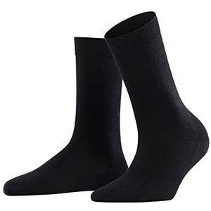 FALKE Dames Sokken Softmerino W SO Wol Katoen eenkleurig 1 Paar, Zwart (Black 3009), 35-36