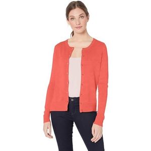 Amazon Essentials Women's Lichtgewicht vest met ronde hals (verkrijgbaar in grote maten), Koraalroze, XS