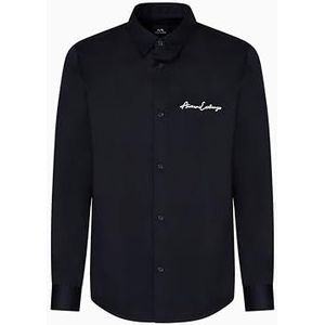 ARMANI EXCHANGE - Overhemd - Navy - Regular Fit - Lange Mouw