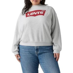Levi's Dames Pl Gr Everyday Crew capuchontrui, Crew Core Batwing II, XXL grote maten