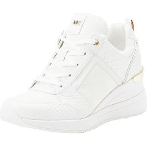 Michael Kors Georgie Trainer, damessneakers, Optiek Wit, 43.5 EU