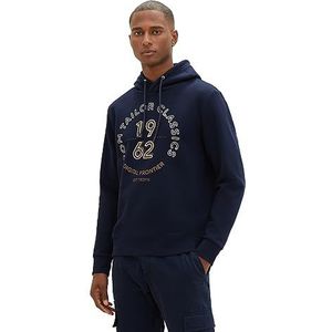 TOM TAILOR Sweatshirt voor heren, 10668 - Sky Captain Blue, XXL