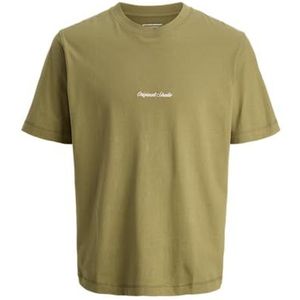 JACK & JONES Junior Jornorrebro Emb Tee Ss Cn Noos Jnr, olijf, 128