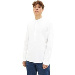 TOM TAILOR Denim Uomini Overhem 1034921, 20000 - White, XS