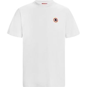 A.S. ROMA SRL T-shirt met wolfborduurwerk, uniseks, voor volwassenen