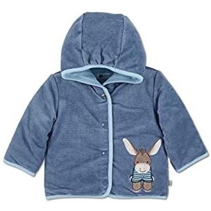 Sterntaler Unisex baby capuchon Nicki Emmilius jas, medium blauw, 62