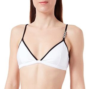 HUGO Dames Shine_Bralette Bikini_Topbralette, Open White122, XS, Open White122, XS