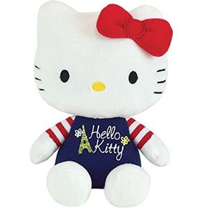 JEMINI Hello Kitty Paris Eiffeltoren pluche dier +/- 17 cm, blauw