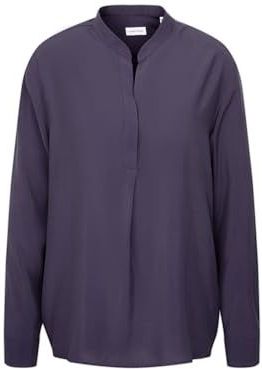 Seidensticker - Damesblouse - Donkerblauw - Regular Fit