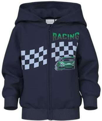 NAME IT - NMMVOLTINUS - Sweatvest - Navy - Capuchon