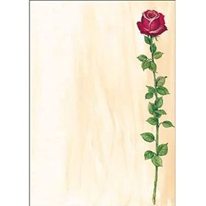 SIGEL DP695 Motiefpapier ""Rose Bloom"", briefpapier 90 g, DIN A4, 25 vellen