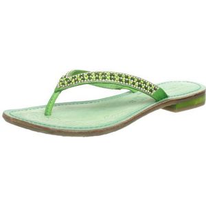 s.Oliver Selectie, Slippers voor dames, Groene Grün Mint 703, 36 EU