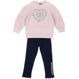 Chicco Joggingpak  nachtblauw / grijs / rosa